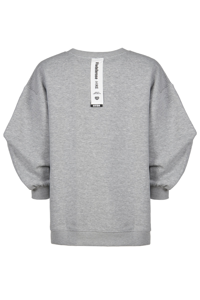 GRİ MELANJ SWEATSHIRT 16058